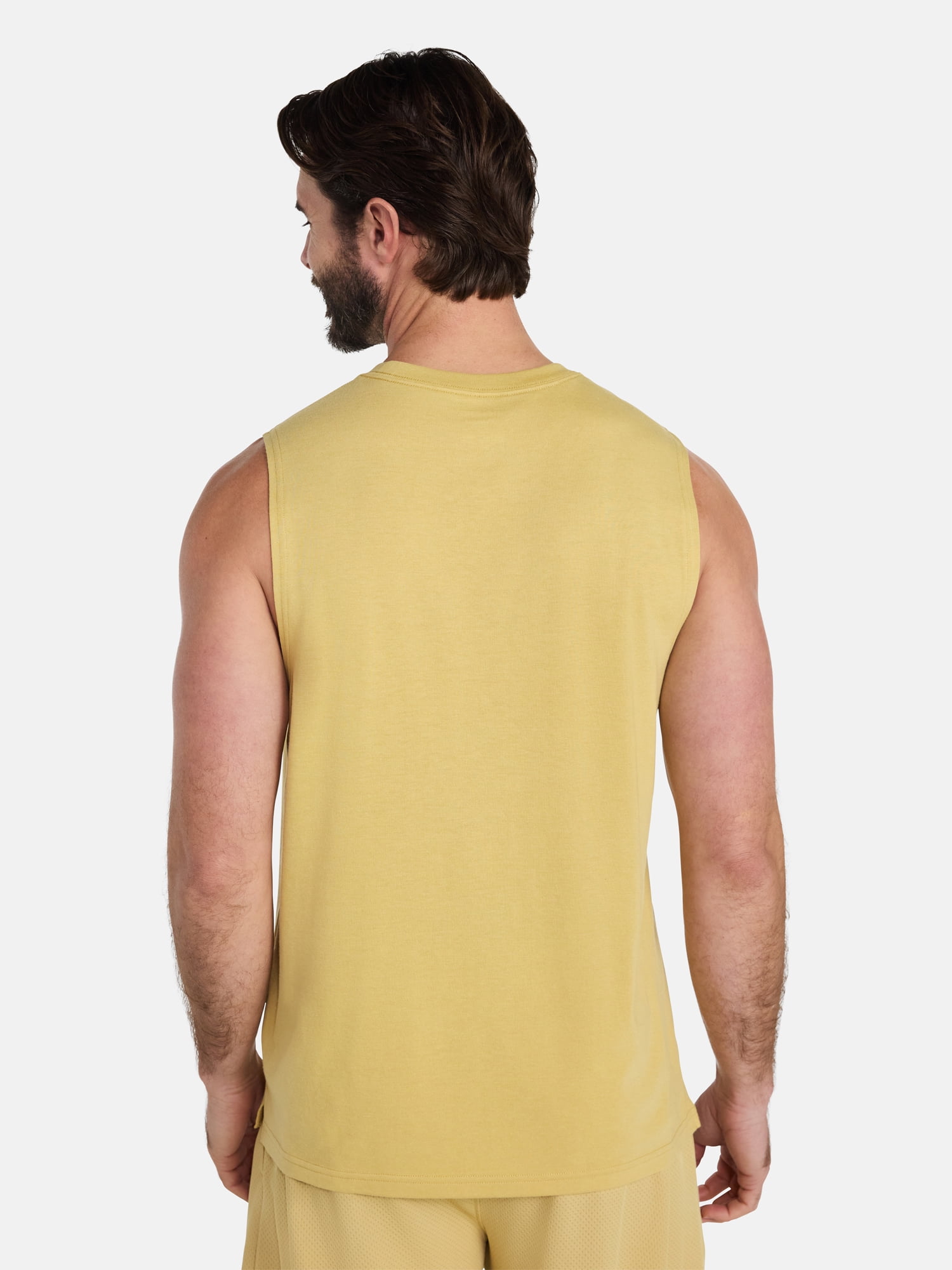 Athletic Works Men's and Men's Big & Tall Tri-Blend Muscle Tee, Sizes XS-4XLT