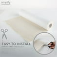 thumbnail image 5 of Simplify 10 Square ft Smooth Surface PVC Shelf Liner in White, 5 of 9