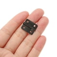 thumbnail image 4 of Bisagras Pequeñas Uxcell de 0.7 pulgadas para Cajas de Joyería con Tornillo para Cajas de Madera de Joyería Negras, Paquete de 8, 4 of 6