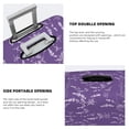 thumbnail image 3 of Disketp Lavender Flowers Elastic Travel Luggage Cover Travel Suitcase Protective Cover For Trunk Case Apply To 18''-32'' Suitcase Cover-Medium, 3 of 7