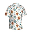 thumbnail image 2 of Daiia Various Turtle Hawaiian Shirt for Men Gentle Cotton Regular Short Sleeve Casual-Small, 2 of 9