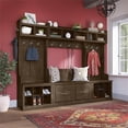 thumbnail image 2 of Woodland Full Entryway Storage Set with Doors in Ash Brown - Engineered Wood, 2 of 7