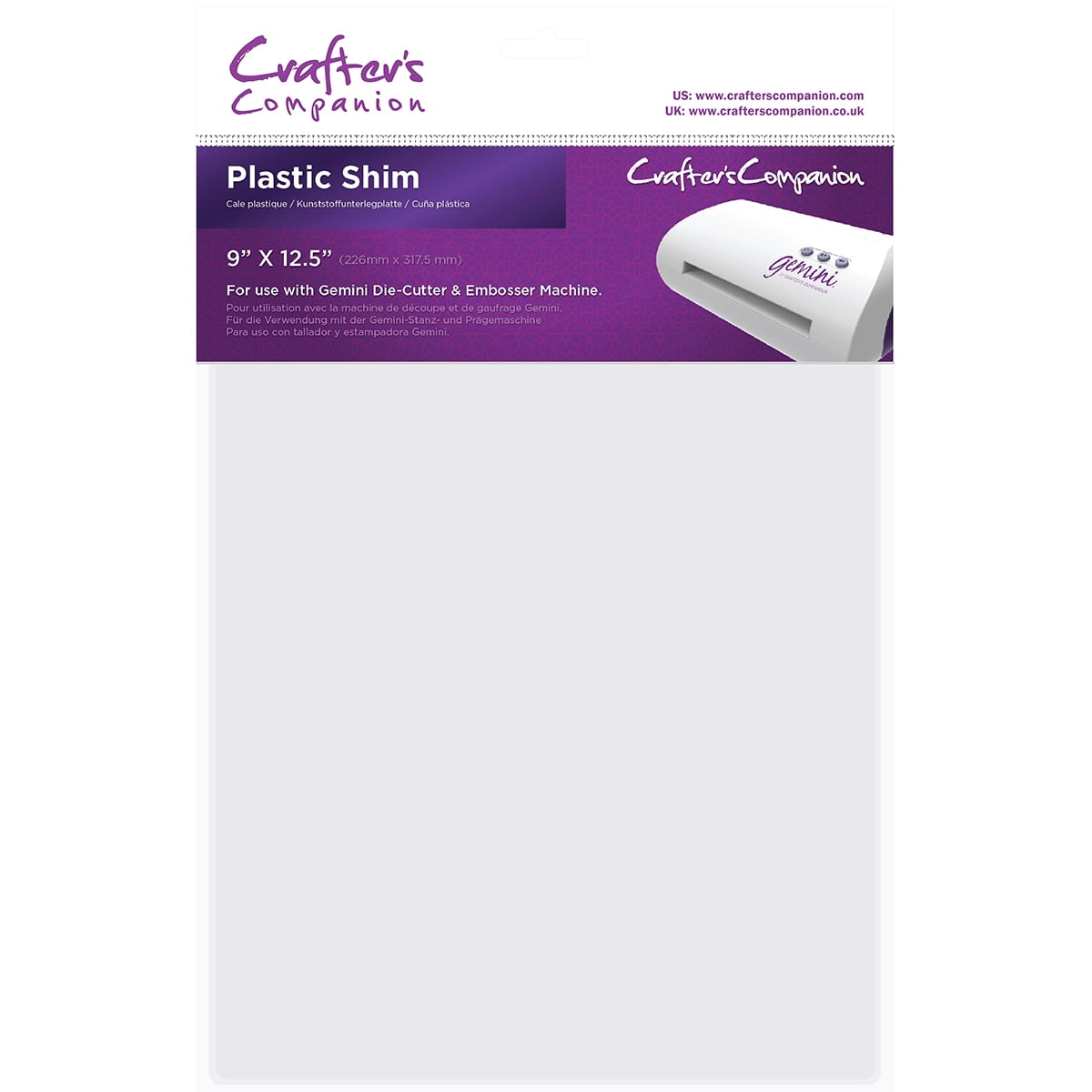 Gemini by Crafter's Companion Plastic Shim