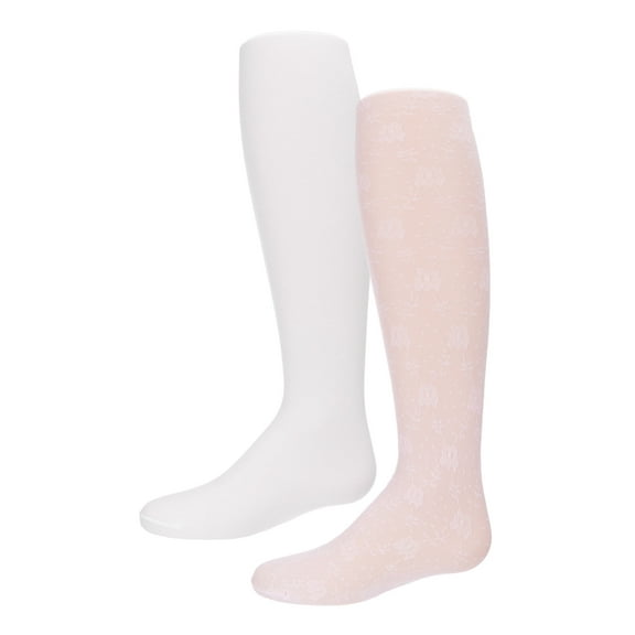 MeMoi Floral & Lace  Tights 2-Pack - Girls - Female