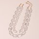 thumbnail image 4 of Collar de cadena de clavícula JAMW de doble capa Sencillez, 4 of 5