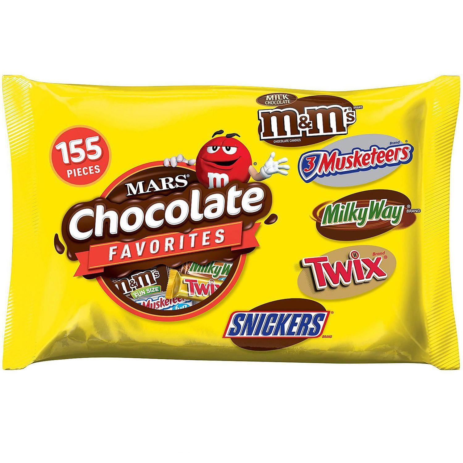 Buy MARS Chocolate Halloween Favorites Candy Variety Mix 81.7 oz., 155