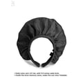 thumbnail image 3 of Gustave Women Sun Visor Hats Headband Wide Brim Cap Roll Up UV Sun Protection Hiking Beach Summer Hat Dual Purpose, Black, 3 of 8