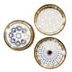 thumbnail image 1 of 3 x Ceramic Dish Moasic Pattern Delicate Kitchen Tableware Dining Dish with Golden Gloria platos de ceramica para cocina, 1 of 9