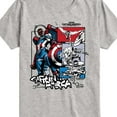 thumbnail image 3 of Marvel Captain America: Brave New World - Ink Grid - Toddler And Youth Short Sleeve Graphic T-Shirt, 3 of 5