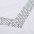 thumbnail image 2 of Glenmont Cotton 3-Piece Duvet Cover Set by Blue Nile Mills, California King, White, 2 of 2