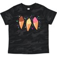 thumbnail image 3 of Inktastic Ice Cream Trio with Sprinkles Boys or Girls Toddler T-Shirt, 3 of 5