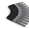 thumbnail image 4 of Rotuladores permanentes SHARPIE Fine Point negros, 36 unidades, 4 of 7