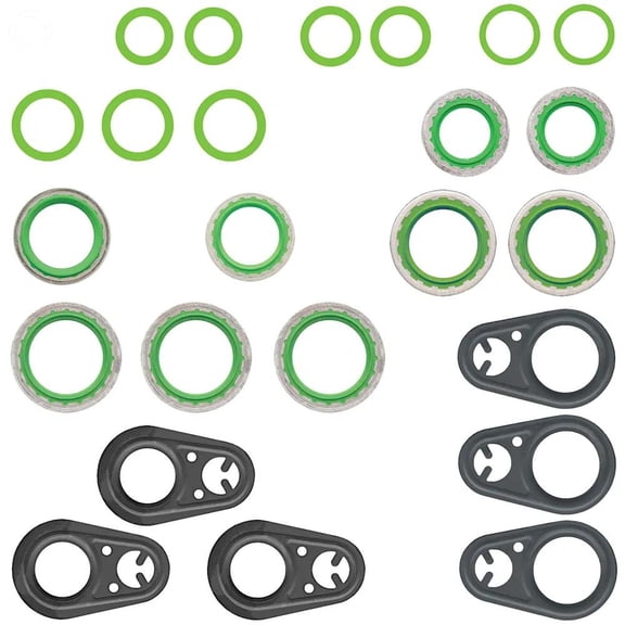 New A/C O-Ring and Gasket Seal Kit Compatible With Chrysler Dodge Avenger SXT 4 Cyl 2.4L Avenger SE 6 Cyl 3.6L 200 S 6 Cyl 3.6L Avenger SE 4 Cyl 2.4L 2011-2014 By GPD1321385