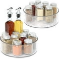 thumbnail image 6 of 11.7" Clear Round Turntable Organizer - 6 Removable Compartments with 360° Rotation for Kitchen, Fridge, Pantry, Bathroom, 6 of 10