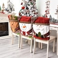 thumbnail image 3 of Juego de 3 fundas para sillas navideñas JM, 3 of 5