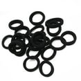 thumbnail image 1 of EeaseMX 200 gomas elásticas para el pelo, de alta elasticidad, para adultos y niños (negras), 1 of 7