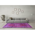 thumbnail image 3 of Ahgly Company Indoor Rectangle Persian Purple Traditional Area Rugs, 8' x 12', 3 of 4