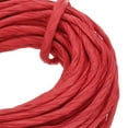 thumbnail image 3 of Uxcell Raffia Paper Craft Rope Packing Rope 10.9 Yards Twisted Paper Red, 3 of 5