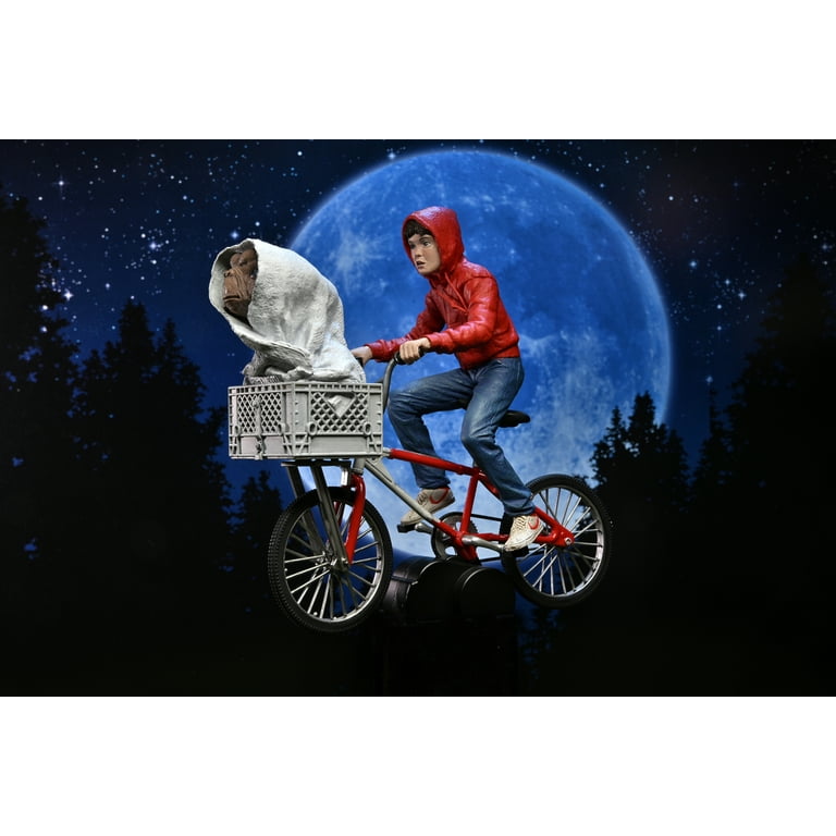 NECA E.T. 40th Anniv. Action Figure, Elliot & E.T. on Bicycle, 7