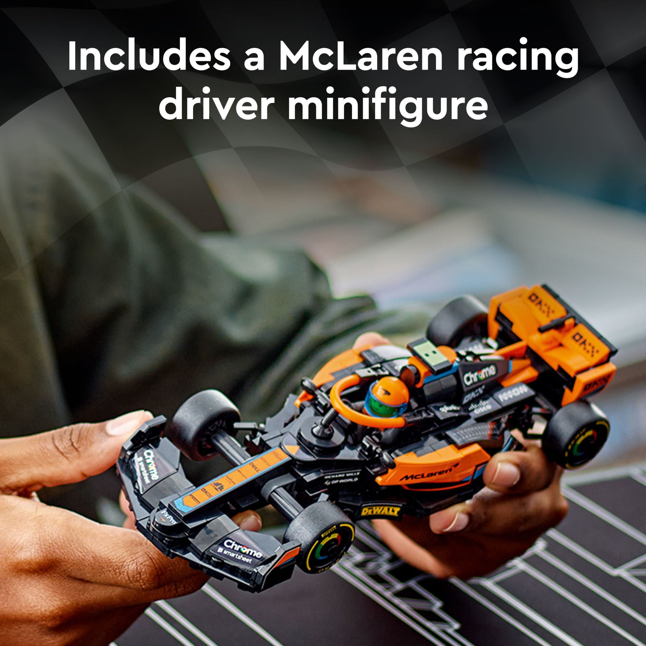 LEGO Speed Champions 2023 McLaren Formula 1 Race Car Toy, Buildable McLaren Set for Kids, F1 Toy Gift Idea for Boys and Girls Ages 9+, 76919