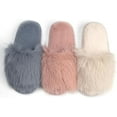 thumbnail image 5 of Pupeez Cozy Chic Fuzzy Slippers for Girl's - Fizzy Hair Top with Faux Fur Body, Comfortable & Relaxing, 5 of 7