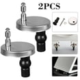 thumbnail image 3 of 2Pcs Full set Toilet Seat Hinge Fixings Top Fix Nuts Screws Quick Release Hinges Fittings Rubber Back To Wall For Toilet Seat Hinges Replacement, 3 of 8