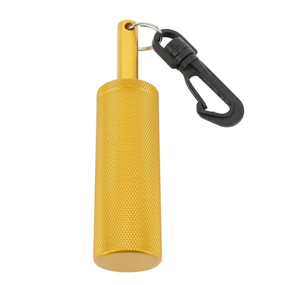 Aluminum Underwater Shaker with Steel Balls Anti Slip Texture Signal Bell Diving Stick for Scuba Diving