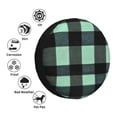 thumbnail image 5 of Multi-Size Car Tire Dust Cover Sunscreen, Corrosion, Dust And Water Keep Spare Tires Clean Paleturquoise Buffalo Plaid Check Tartan Scotland_1 16 Inch, 5 of 8