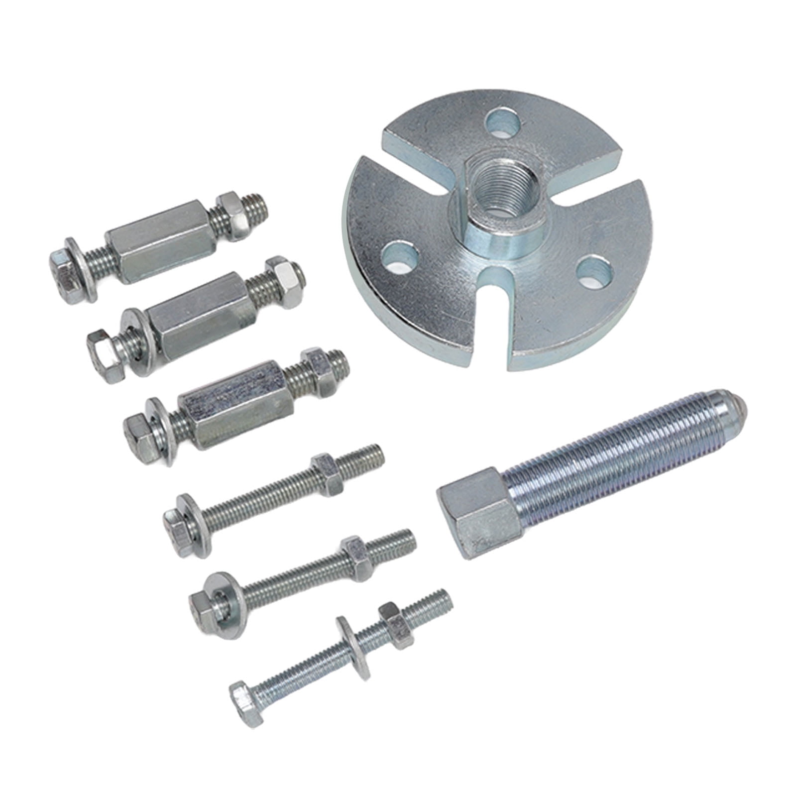 Flywheel Puller, High Accuracy Even Pressure Flywheel Puller Tool Kit Universal 8PCS For Chain