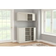 thumbnail image 4 of Inval Shaker Laminate 2-Piece Kitchen Cabinet System 47"W, Washed Oak, 4 of 12