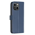 thumbnail image 3 of SaniMore Case for iPhone 14 (6.1" 2022), PU Leather Flip Folio Book Protective Cover with Cash Pocket Magnetic Clasp Credit Card Holder Kickstand Men Women TPU Shockproof Wallet Shell, Blue, 3 of 11