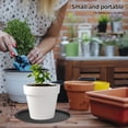 thumbnail image 4 of Minkissy Heavy Duty Black PP Oval Saucer for Indoor Plant and Water Drainage, Plant Pot Tray, 4 of 10