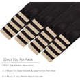 thumbnail image 2 of GFDYREE Extensions de Cheveux à Ruban WENNALIFE pour Femmes, 20 Pcs 50g 24 Pouces Noir Naturel Extensions de Cheveux à Ruban Extensions de Cheveux Humains Rallonge Cheveux Humain Lisse Extensions de Cheveux Invisibles Real Human, 2 of 6