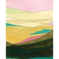 thumbnail image 3 of Fuchs, Jodi 15x18 Black Modern Framed Museum Art Print Titled - Pink Hills I, 3 of 5