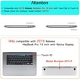 thumbnail image 3 of Mosiso MacBook Pro 16 inch Case 2019 Release A2141 with Touch Bar & Touch ID, PU Leather Shockproof Cover Folio Protective Stand Sleeve Case for New MacBook Pro 16", Black, 3 of 7