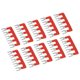 thumbnail image 5 of 10 Uds barrera tipo horquilla raya 400V 25A PVC cobre TB bloque de tira de terminales para electrodomésticos sitios de construcción TB 2505, 5 of 5