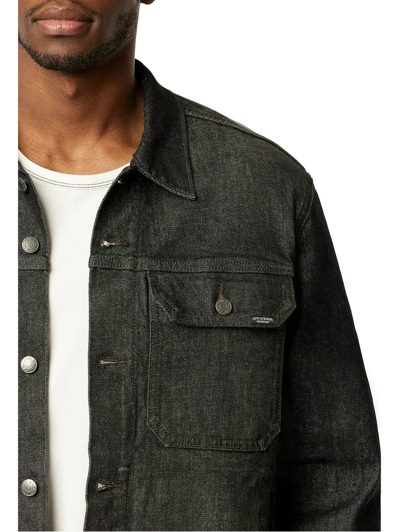 Levi Strauss Signature Men's Chore Trucker Jacket - Walmart.com