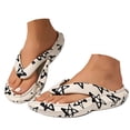thumbnail image 3 of RotHome Orthopedic Sandals for Women Arch Support Flip Flops Plantar Fasciitis Soft Wedge Thong Platform Recovery Slip On Walking Lightweight Summer Beach Shoes, 3 of 9