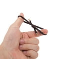 thumbnail image 4 of Unique Bargains 1 Pc Elegant Knotted Style Hair Rope Hair Scrunchies Black, 4 of 5