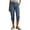 Blue, variant on Womens Summer Cargo Capris Casual Button Up Athletic Cropped Pant Gym Rolled-Cuff Trouser with Pocket Light Blue M Fashion