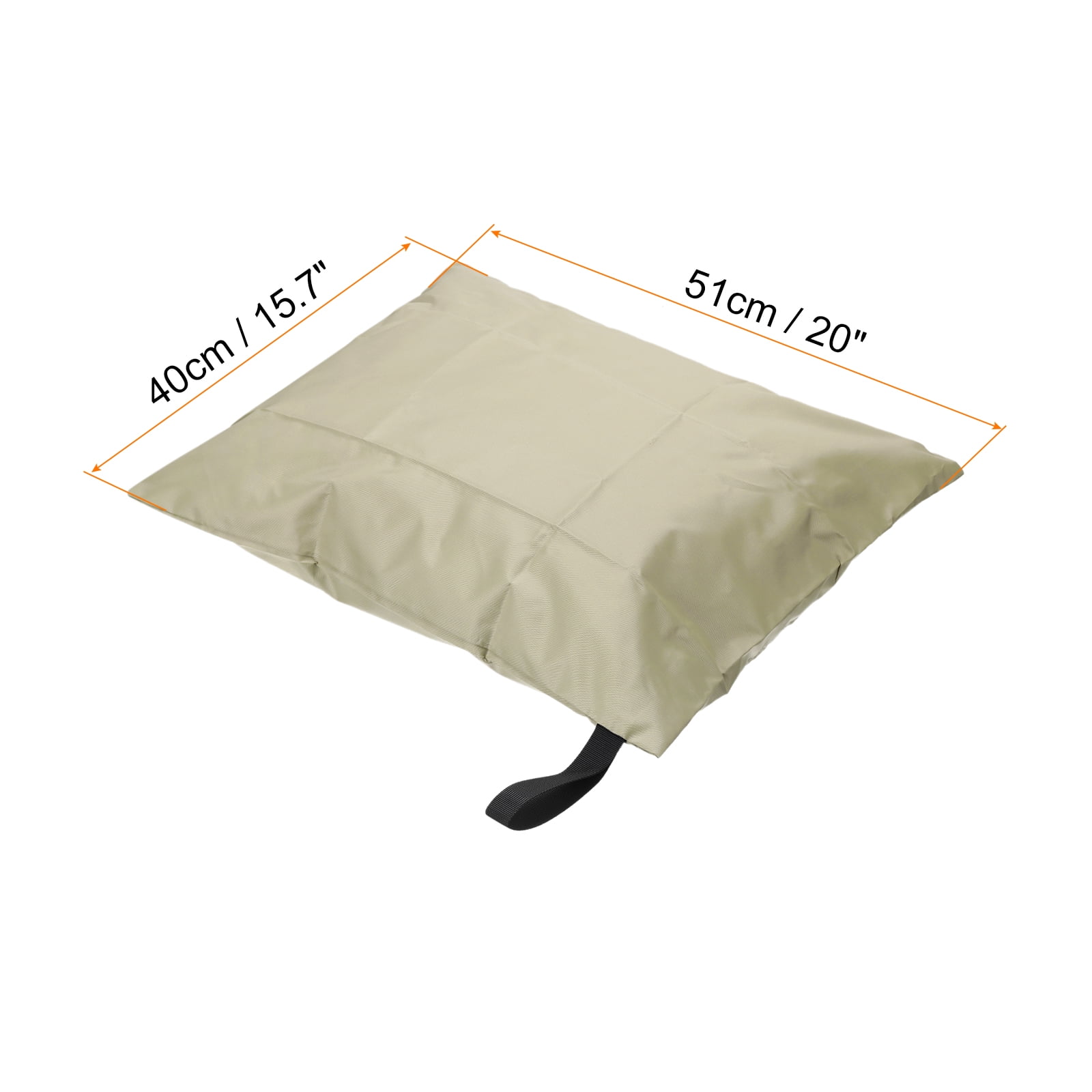 Unique Bargains Wet Dry Bags with Handle Zippered Pockets Bean Green 20x15.7 in