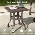 thumbnail image 6 of Mvpipi 6 Piece Aluminum Patio Conversation Set, Outdoor Metal Furniture Set w/Rocking Swivel Chairs, 3-Seat Sofa, Ottomans and Coffee Table, 5" Thickened Cushions for Backyard, Poolside, Beige, 6 of 8