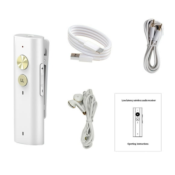 B51 Wireless BT 5.1 Audio Receiver Music Box Adapter Hands-free Car Kit with AUX Out for Headphone Speaker Car Stereo Home Audio System