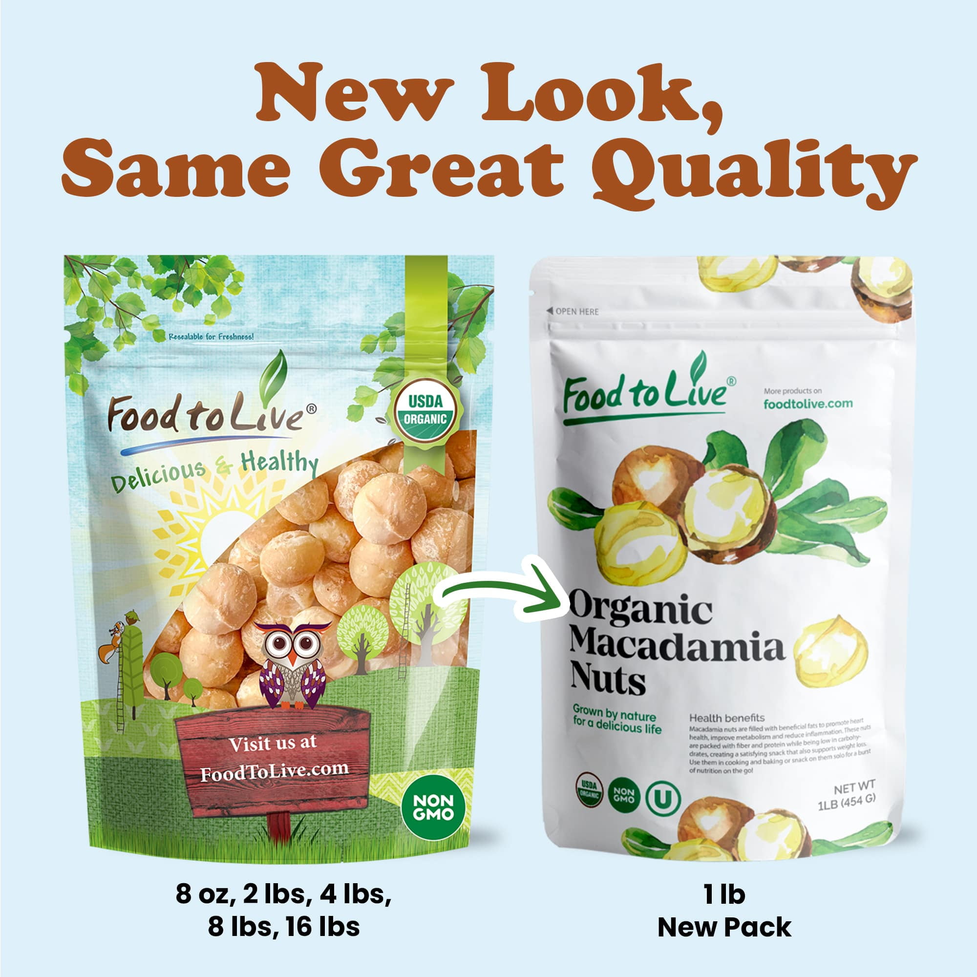 Organic Dry Roasted Whole Macadamia Nuts, 1 Pound – Unsalted, Delicious and Nutritious Snack Made from Premium Non-GMO Nuts, Perfect for Keto and Paleo Diet. Rich Butter Flavor. Kosher, Vegan.