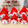 thumbnail image 3 of Gorro de Navidad para niños, gorros de invierno para niños, suavidad para mantener el calor, decoración navideña multiusos, accesorios para Kits de decoración para fiestas Marco de vidrio amarillo Inteprter HA069653-01, 3 of 6