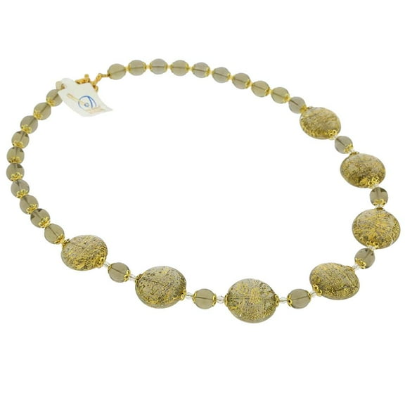 GlassOfVenice Murano Glass Necklace Ca D'Oro - Cloudy Sky