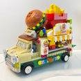 thumbnail image 2 of Bloques de construcción de tamaño pequeño para niños y niñas, con forma de camión de comida y helados, para acampar, creativos, bricolaje, 2 of 5