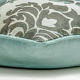 thumbnail image 2 of Pillow Covers, Blue 20"x20" (50x50 cm) Pillow Covers, Silk Damask Throw Pillows For Sofa, Damask Pattern Contemporary Style - Damask Symphony, 2 of 3