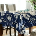 thumbnail image 3 of Coolnut Vintage Ornamental Floral Rectangle Tablecloth Waterproof Table Clothative Stain Resistant & Wrinkle Resistant Washable Table Cover for Dining Table/Party/Camping 60x120 Inch Decor Gift, 3 of 7