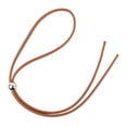 thumbnail image 2 of Yinanstore Drawstring Strap Drawstring String Strap Replacement DIY Purse Strap PU Leather for Women Bucket Bag Shoulder Bag Crochet Bag Bead Brown, 2 of 8